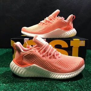 New Adidas AlphaBoost Glow Pink Semi Coral Unisex